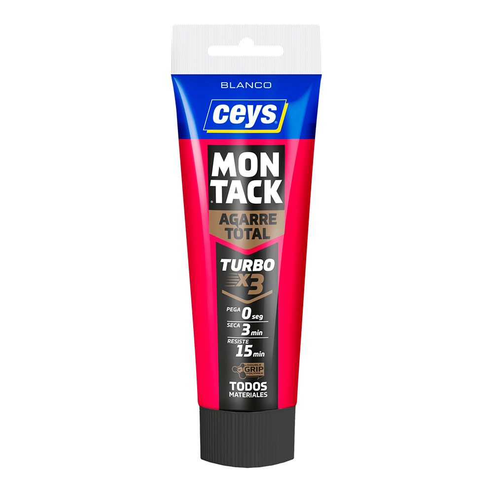 ADESIVO PRO DE MONTAGEM MONTACK TURBO BRANCO TUBO 125 ml