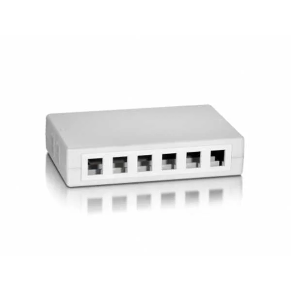 Caixa Equip Surface Keystone System 12 Jacks, Whi.