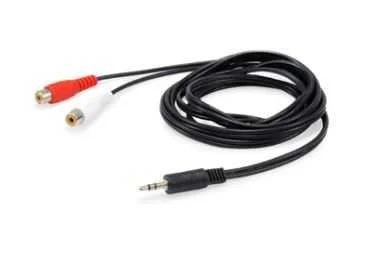 Equip 147093 Cabo de Áudio 250 M 2 X Rca 3.5mm Pr.