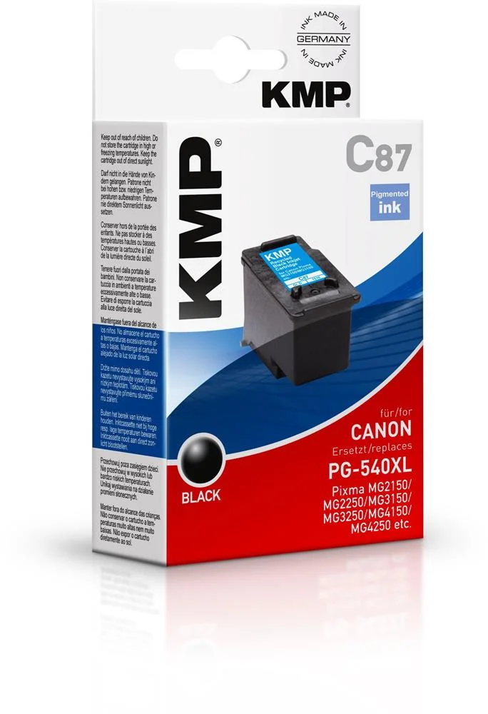 Kmp C87 Tinteiro de Cor Preta Compatível com Canon