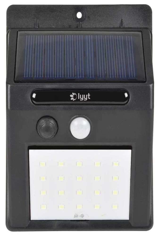 Luz Segurança Solar 20 Leds com Sensor de Movimento