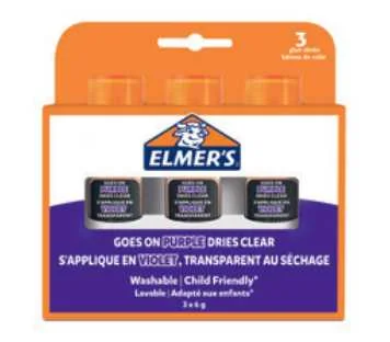 Elmers Disappearing Purple Cola de Batão