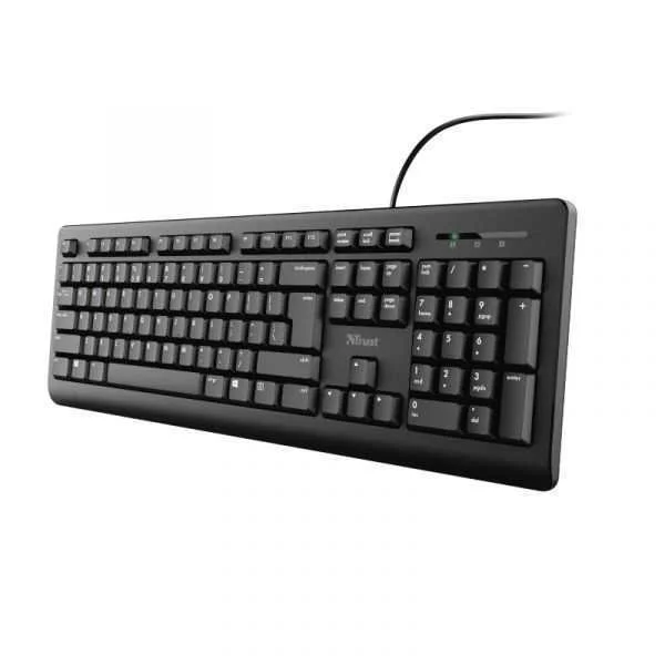 Teclado Usb Primo C/ Fios Preto - Trust