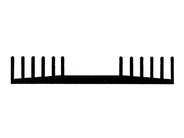 Heatsink 0.5m No Perforation 0.6ºc/W