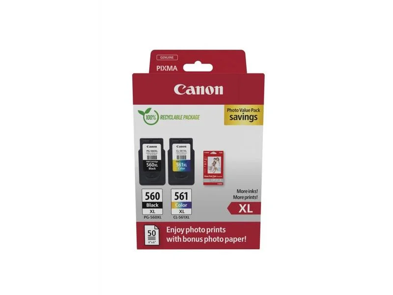 Tinta Canon Crg Pg-560xl/Cl-561xl/3712c008
