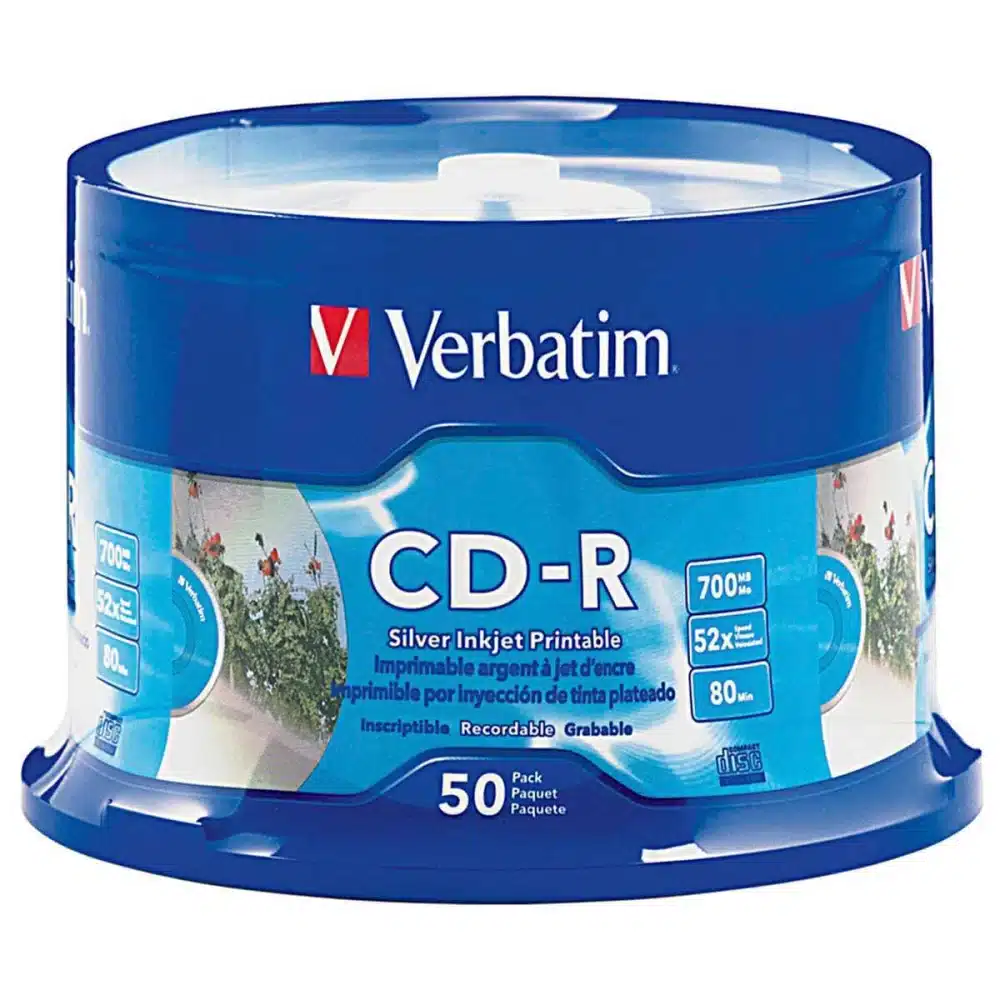 Verbatim Cd-R Azo Crystal, 52x, Cd-R, 120 Mm, 700.