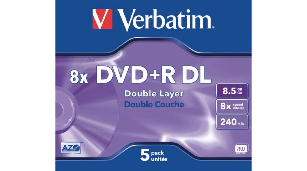 Verbatim Dvd+R Dlayer 8.5gb 8x Pack 5