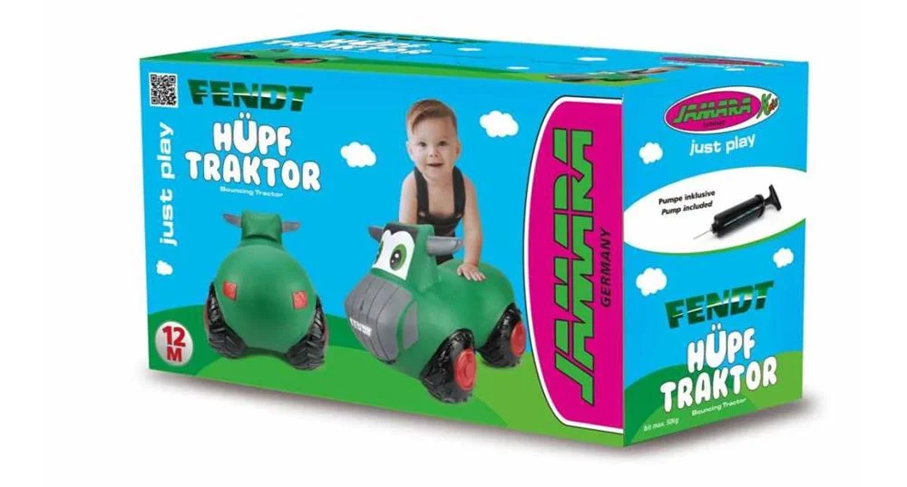Jamara Fendt Bouncing Tractor Brinquedo Insuflável