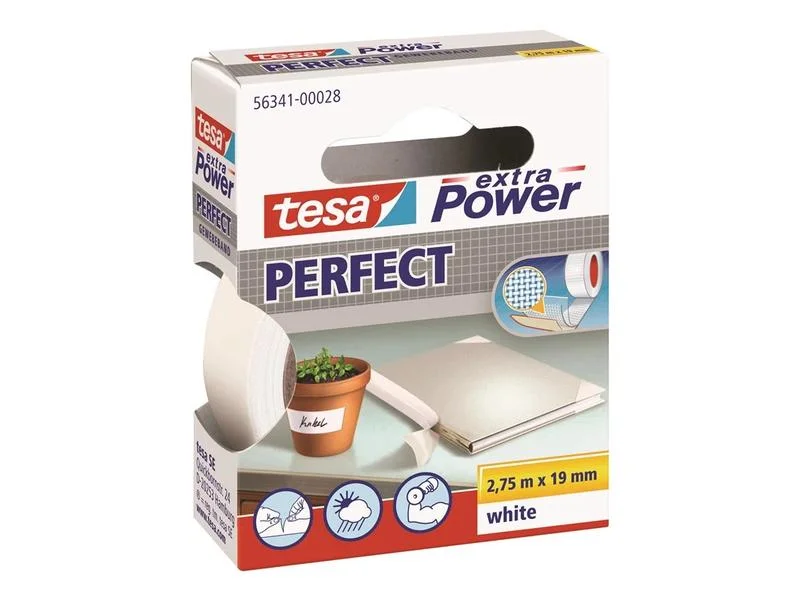 Fita de Reparação Tesa 2.75m 19mm Branco