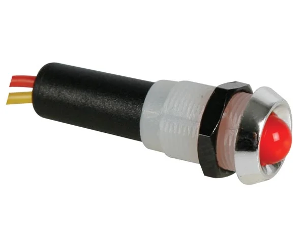 Led Lamp 5v Vermelho - Espelho Cromado