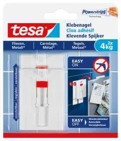 Prego Adesivo Ajustável 1x2 Tesa para Ladrilhos