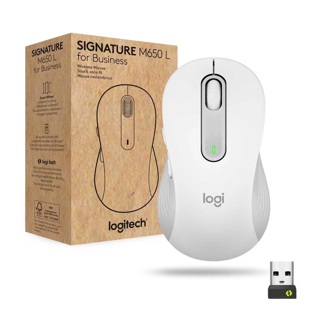 Logitech Signature M650 For Business Rato Mão Dir.