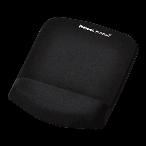 Reposamuñecas Raton Plushtouch Negro Fellowes