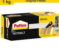 Pattex Hot Sticks, Transparente, ° 11 Mm, 50 Stic.
