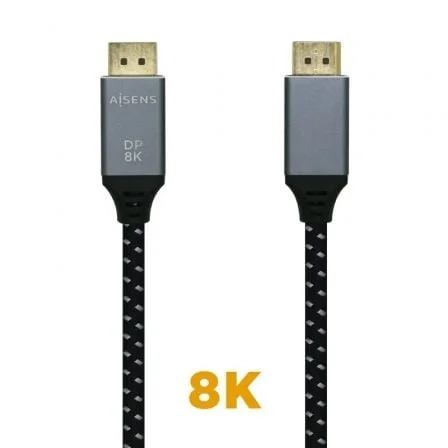 Cabo Aisens Displayport V14 8k60hz Dp M-Dp M Gr