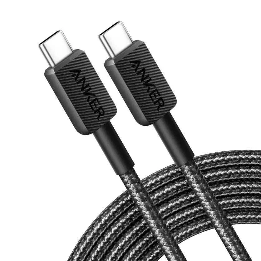 Cabo Usb-C Anker 322 60w 1.8m Preto