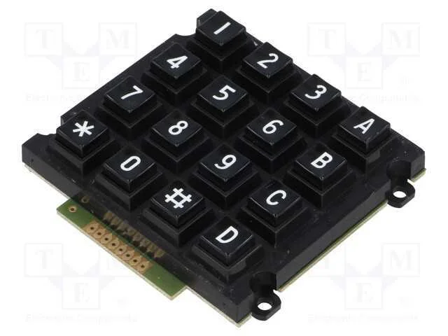 Teclado: Plástico, Quant.De Bot: 16, Não Disp, Pl.