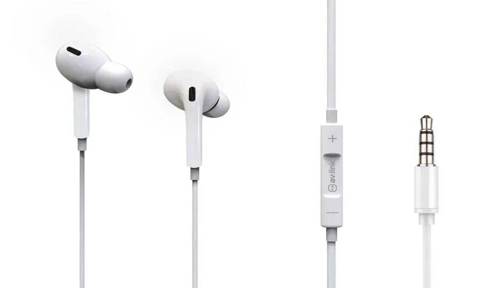 Auriculares Digitais com Fio de 3.5mm