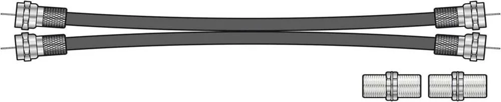 Kit de Satélite Rg6 Twin Rg6 3.0m