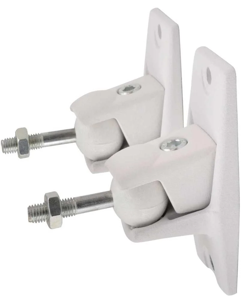 Conjunto de 2 Suportes de Coluna Universais Branco