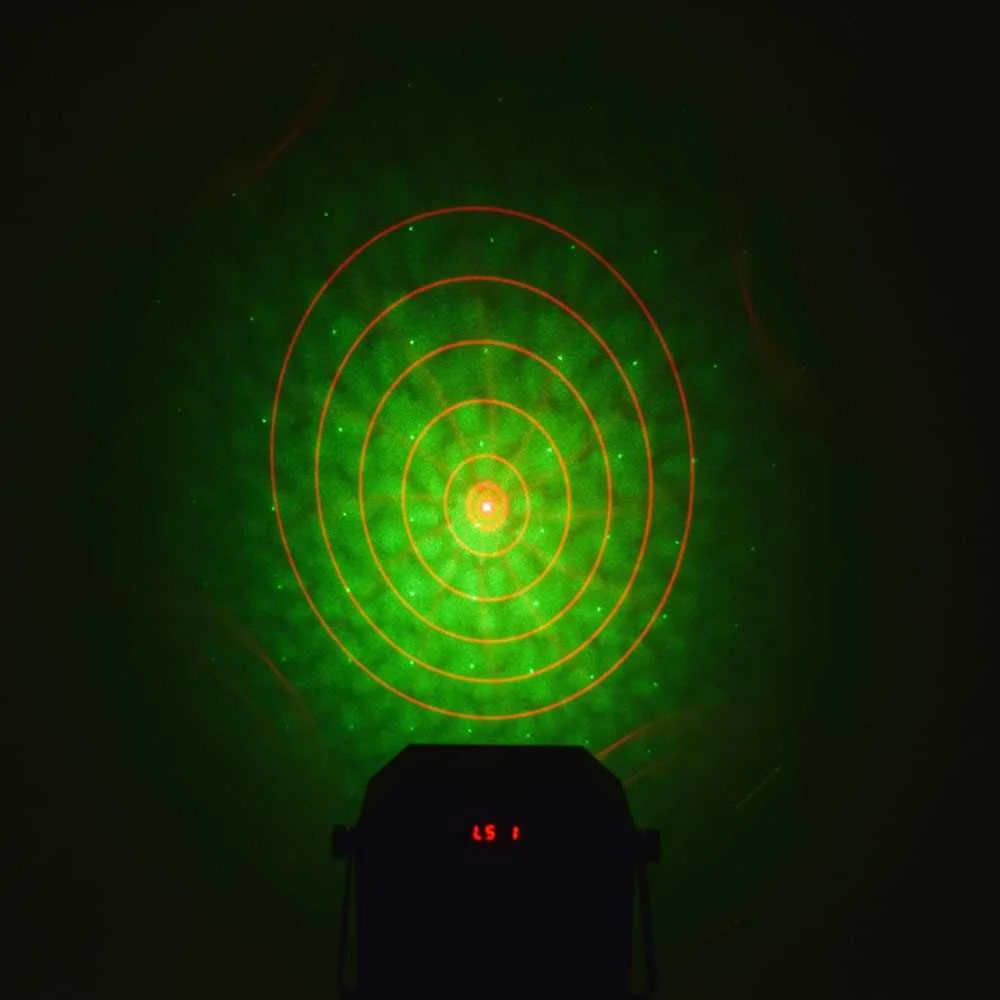 Luz de Efeito LED e Laser 5 em 1 Pentaflash