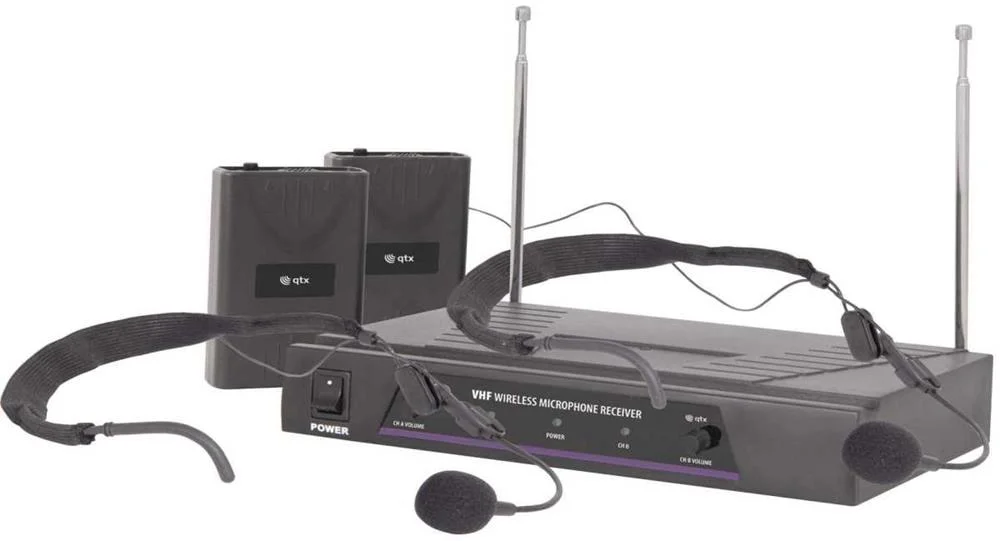 Sistema Sem Fio de Banda de Pescoço Duplo Vhf - 1.