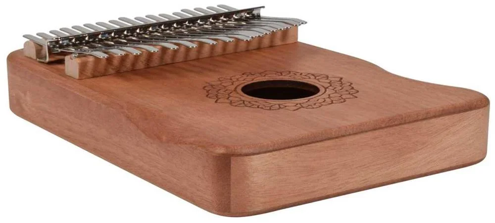Kalimba 17 Teclas Dó Maior de Okoume