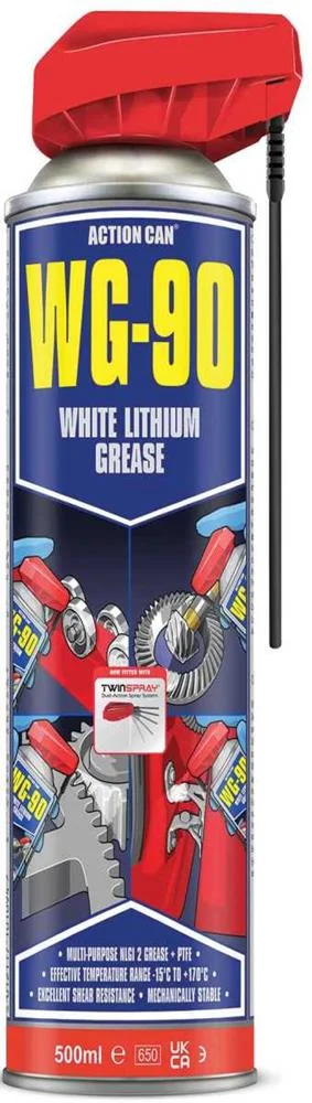 Graxa Lubrificante Multiusos de Cálcio Branca Wg-90 500ml