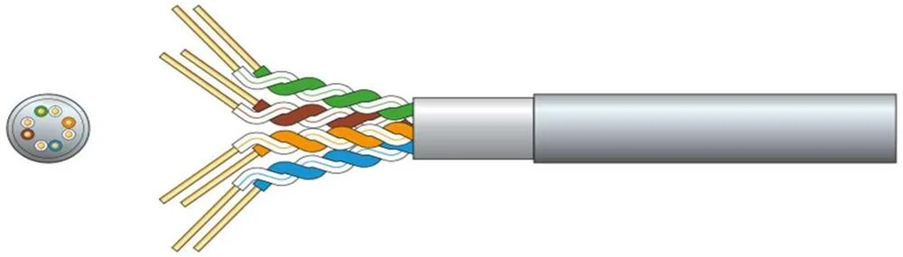 Cabo de Rede Cat5e F/Utp 305m Cinza