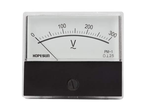 AVM70300 Voltímetro painel 300Vac 70x60mm