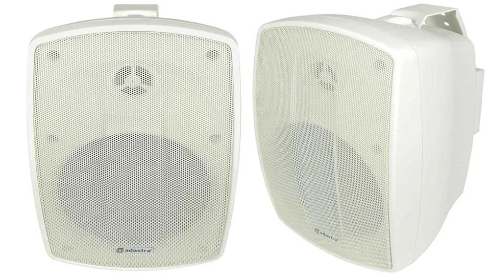 Conjunto de 2 Colunas Ip44 5" 8 Ohms Branca