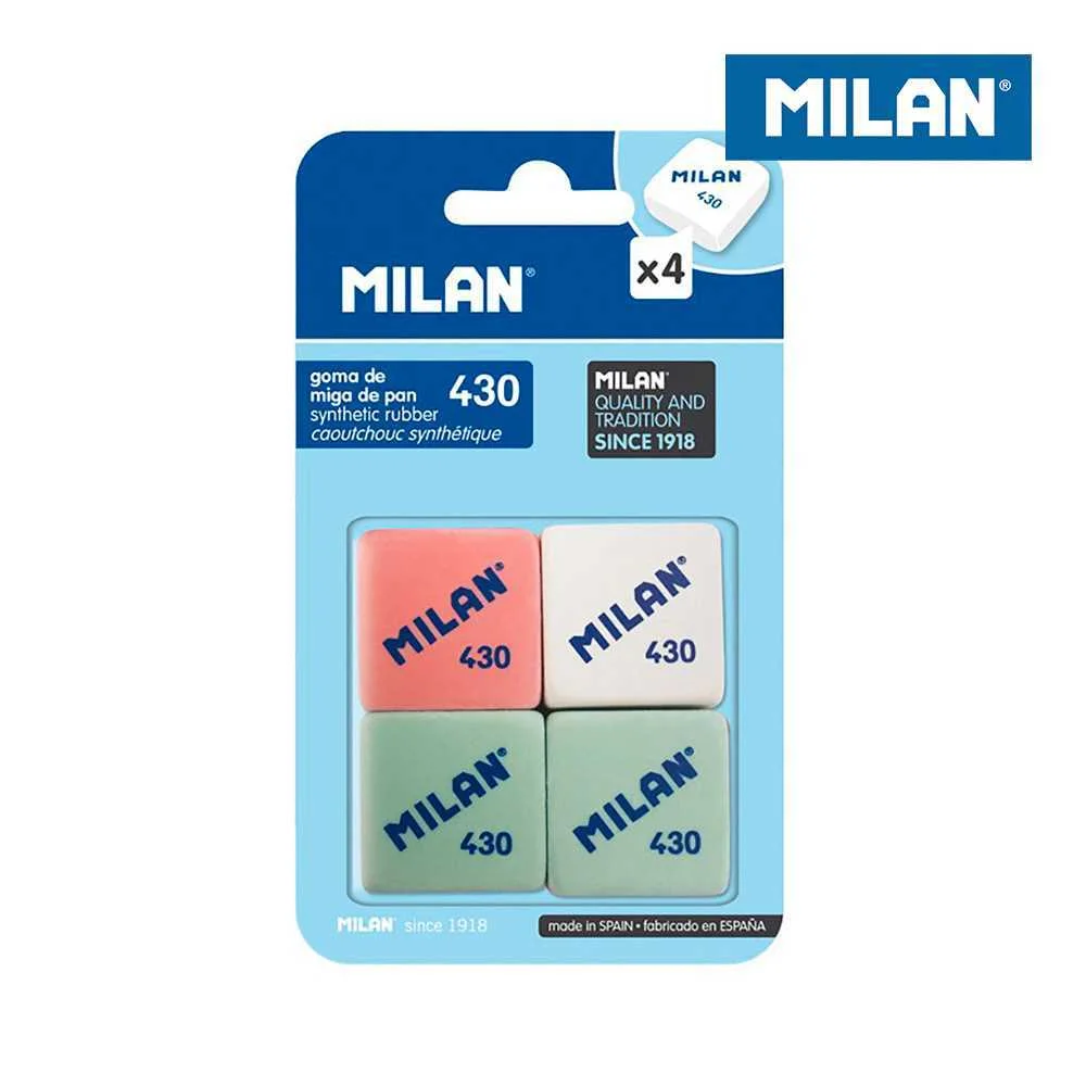 Blister 4 Borrachas Mod 430 Migalha de Pão Milan