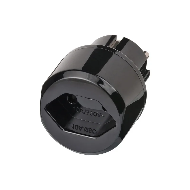 Adaptador de Viagem Aterrado Ch-To-Europe