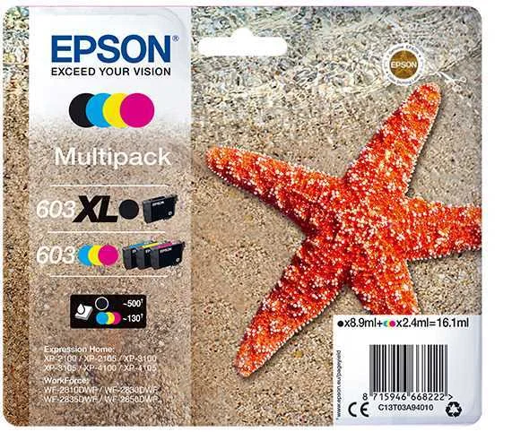 Tinteiro Epson Multipack 603xl 4 Cores Blister