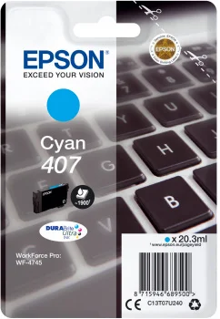 Tinteiro Epson T07u Ciano L - Workforce Wf-4745