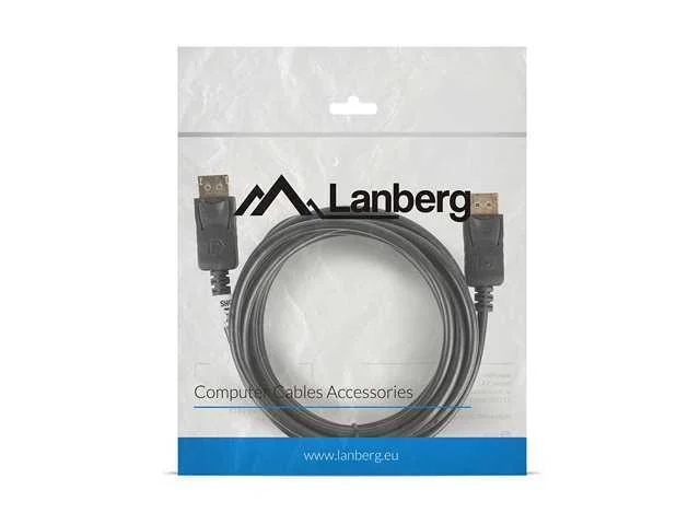 Cabo Displayport Lanberg Ca-Dpdp-10cc-0030-Bk 3 M