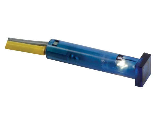 7 X 7mm Indicador/Sinalizador de Painel 24v Azul
