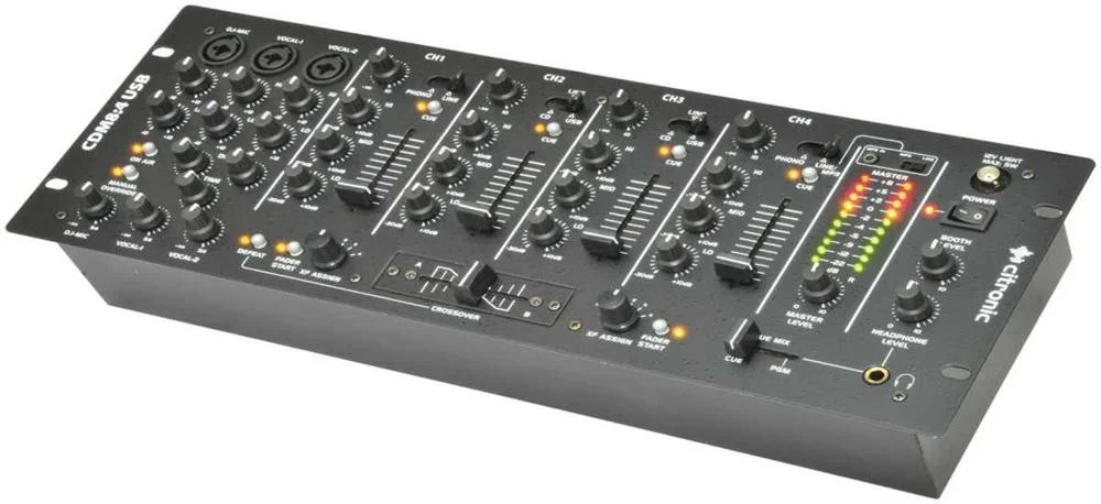 Mesa de Mistura para Dj 19" 4 Canais
