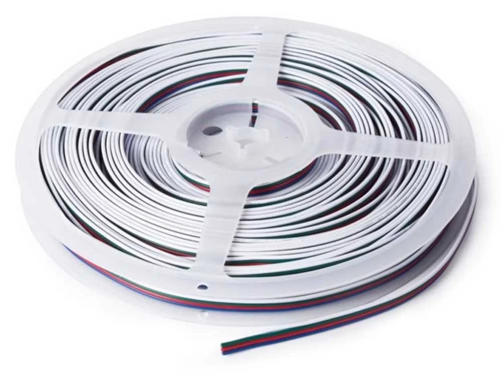 Cabo RGB 4-Condutores para Faixas LED (25 M) 4 X.