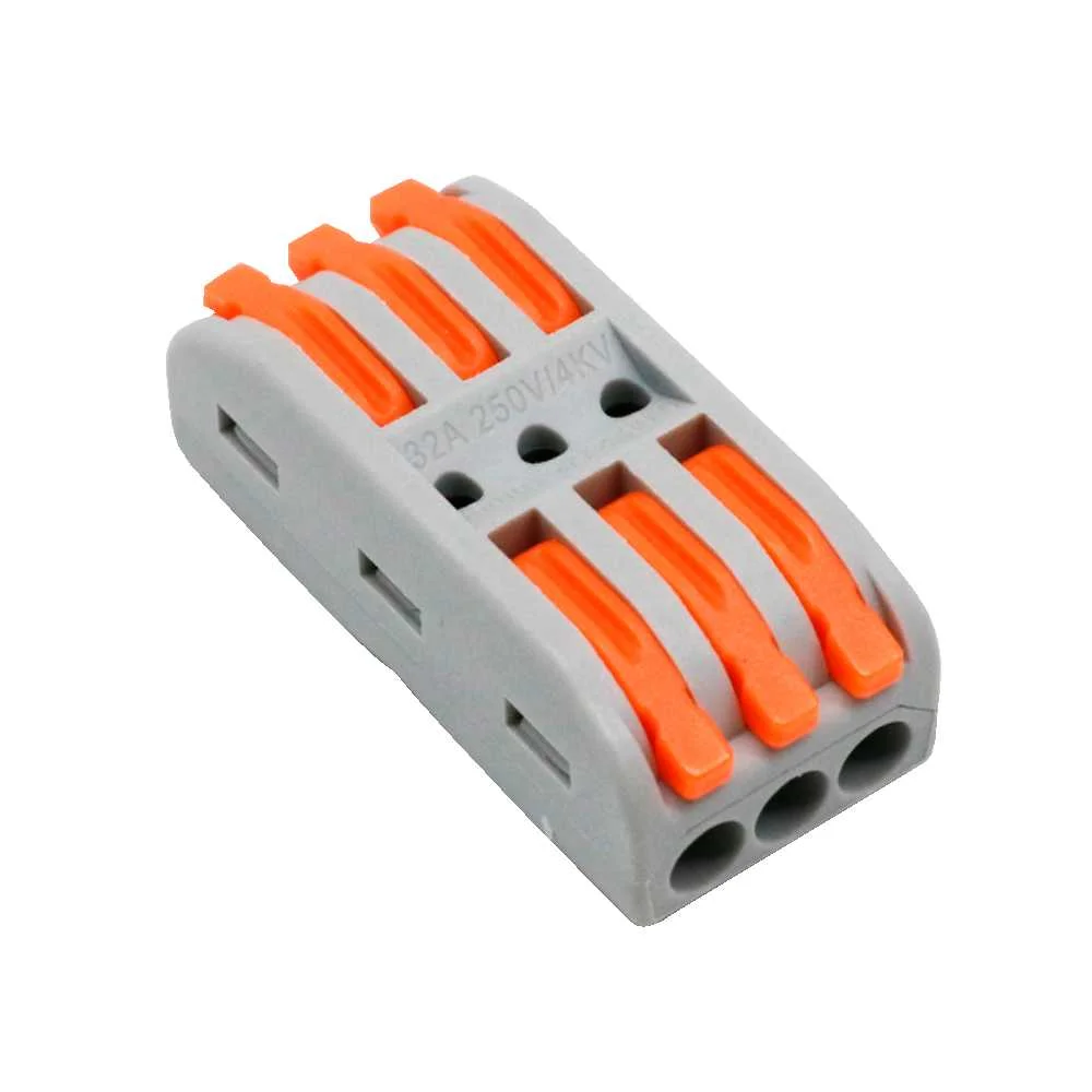 Safire - Conector de Cabo - 3 Entradas e 3 Salida