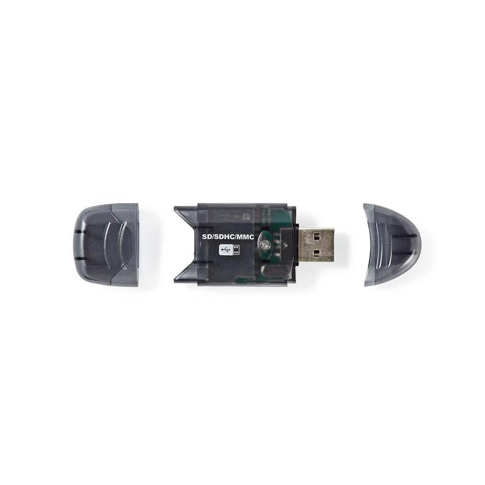 CRDRU2100BK Leitor de Cartões portátil SLIM Preto