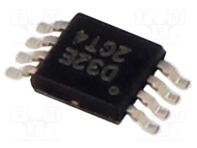 Ic: Conversor D/A, 16bit, 93ksps, Ch: 2, Vssop8, .
