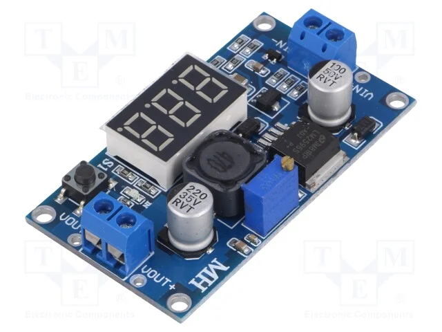 Indutor: Step Down, Usai: 1,25÷37v, Uent: 4÷40v, .