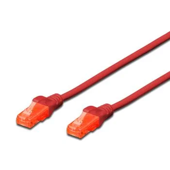 Digitus Patchkabel Cat6  U/Utp 2xrj45  0.5m Rot  .