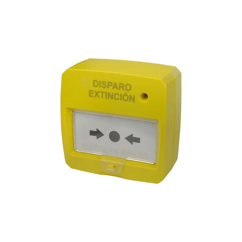 Botão de Alarme de Incêndio Rearmável C/ Led