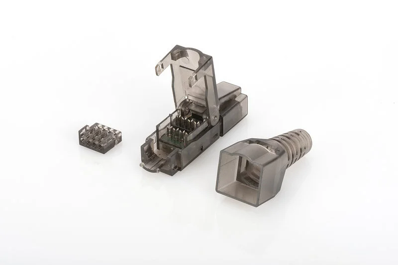 Conector Digitus Cat6a Rj45 11,7mm Preto