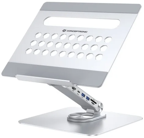 Docking Station Usb-C "7-Em-1" C/ Suporte Dobráve.