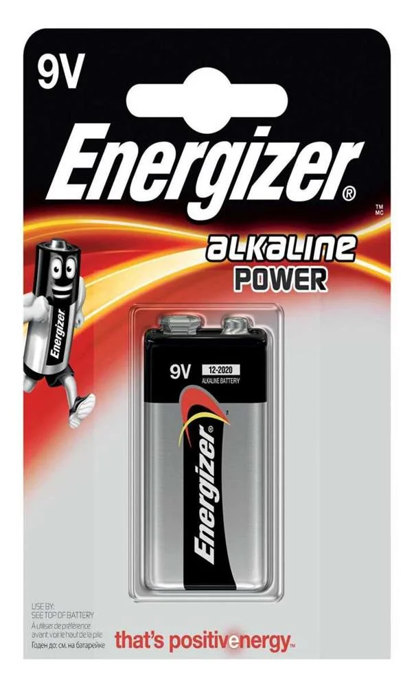 Energizer Alkaline Power Bateria Descartável 9v A.