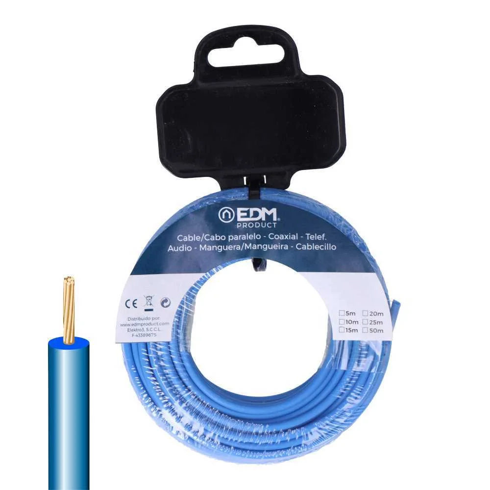 Cabo H07z1-K 6 Mm2 Azul 15 M