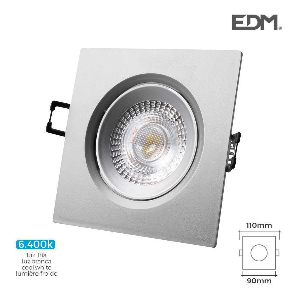 Downlight LED Encastrável 5w 380 Lumen 6.400k Quad
